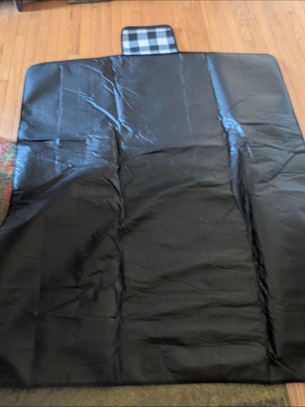 Black Picnic/Camping Blanket Protector